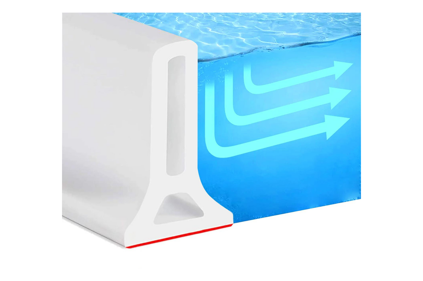 Double Wall Shower Stopper
