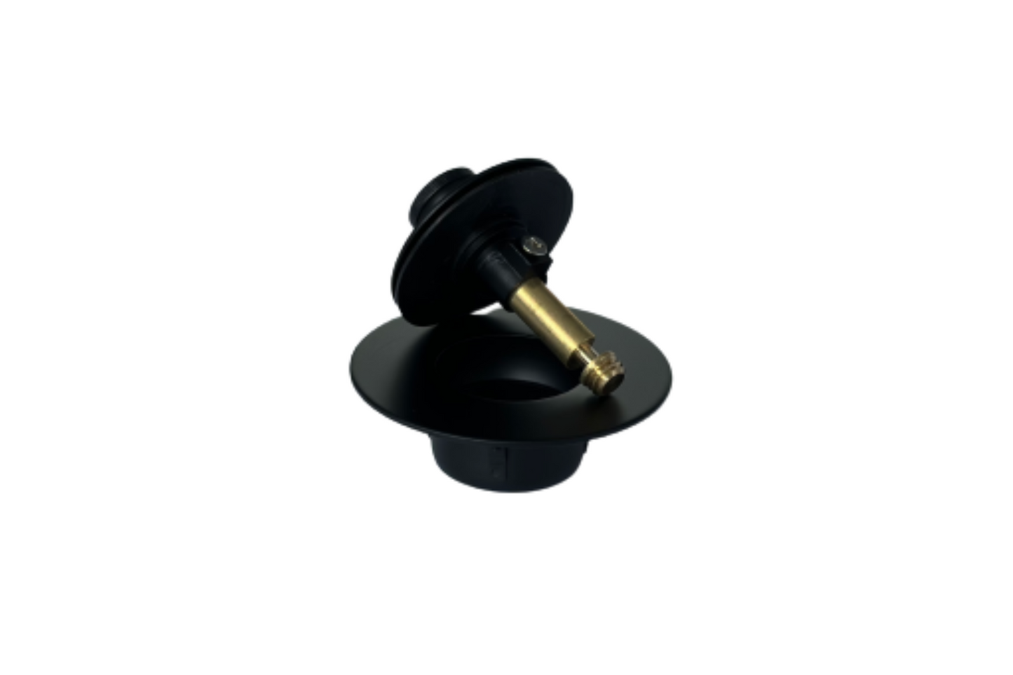 Non-Threaded Bathtub Lift & Turn Drain Stopper with Snap-In Flange