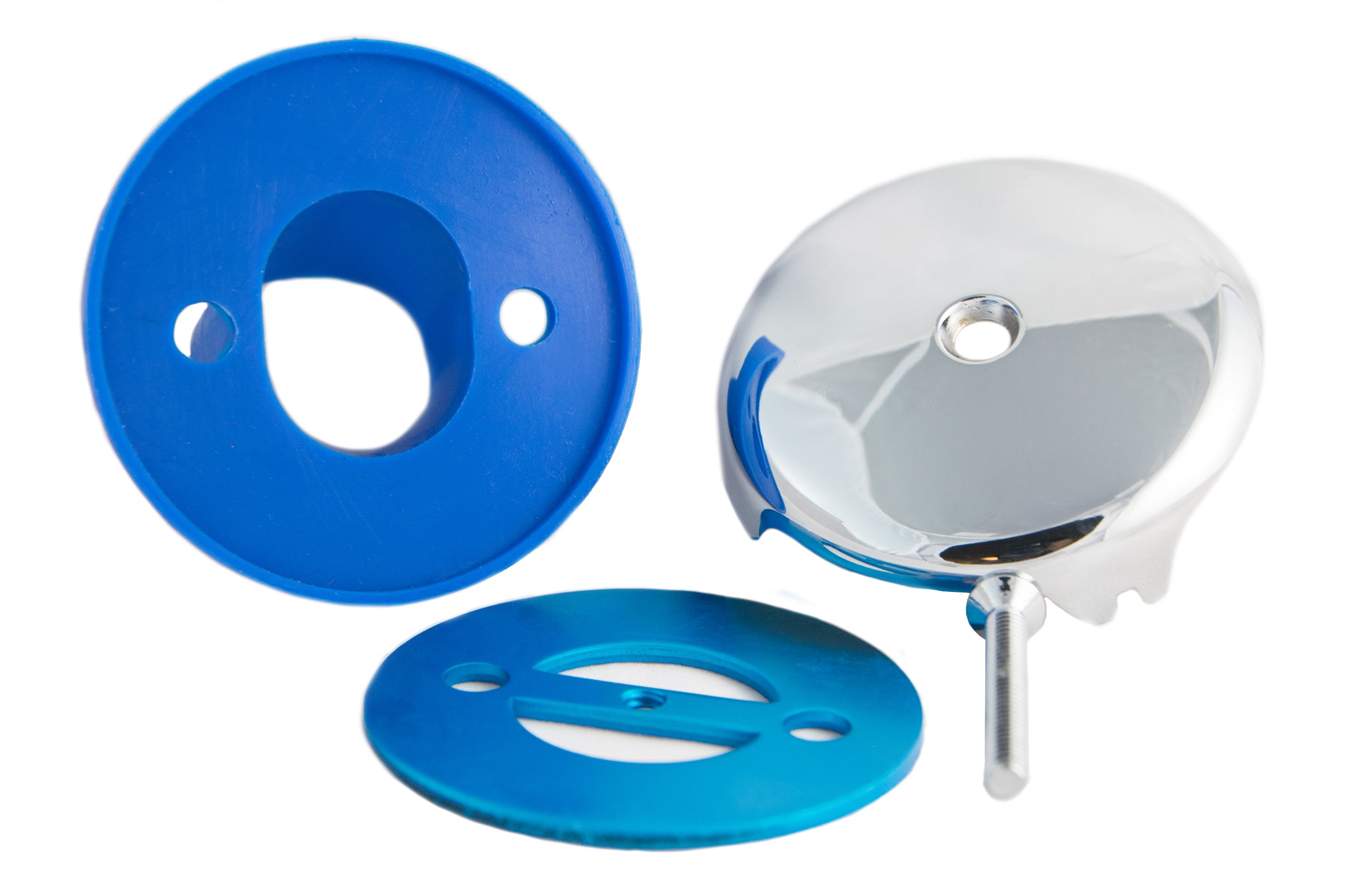 Big Overflow Gasket And Overflow Cover Kit For Stopping Tub Leaks Bluevue 6635