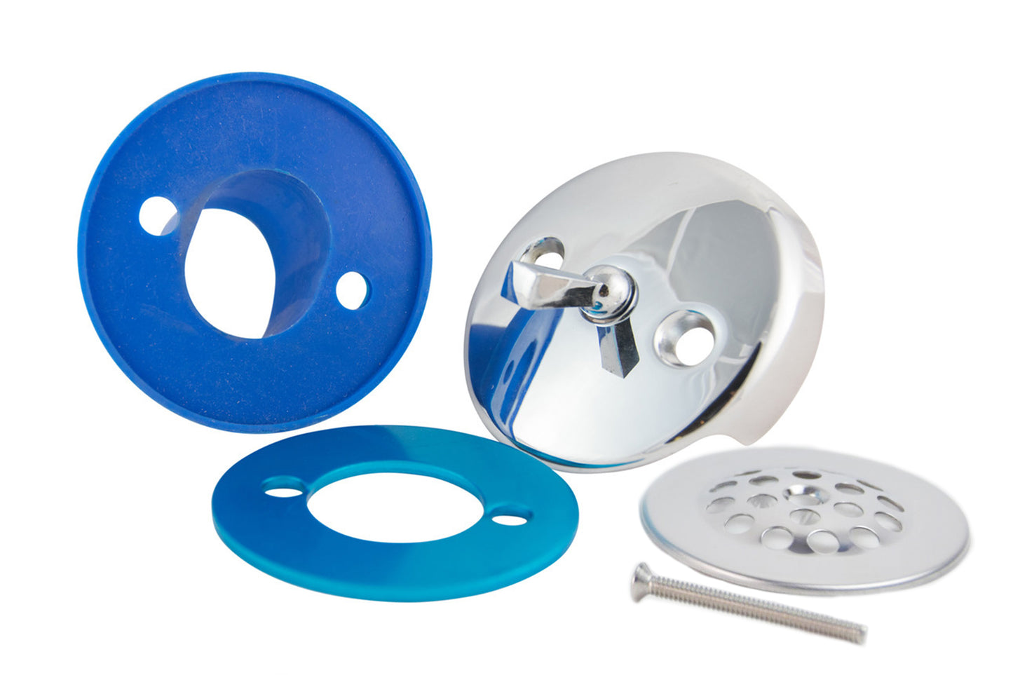 BIG Overflow Gasket, Trip Lever Cover, and Strainer Dome Cover Kit