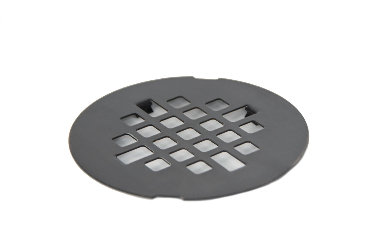 4-1/4 Snap-in Round Shower Drain Cover Replacement Matte Black