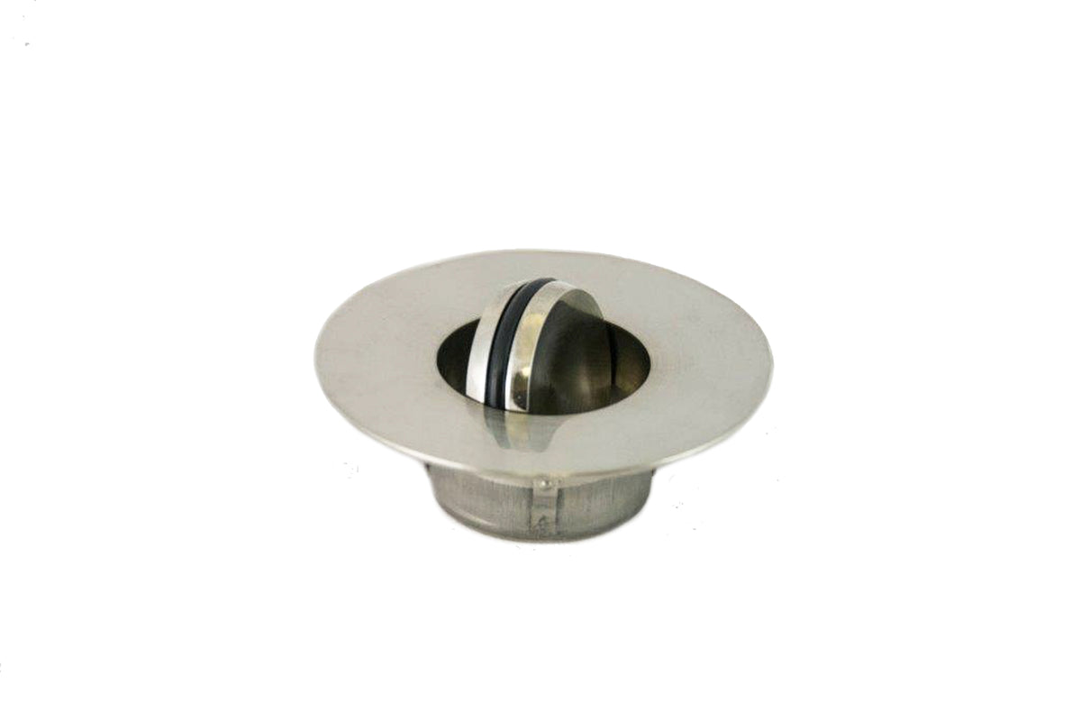 Small Non-Threaded Bathtub Lift & Turn Drain Stopper with Snap-In Flan –  BlueVue