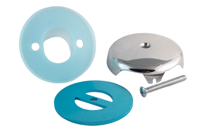BIG Single-Hole Overflow Gasket and Overflow Cover Kit for Stopping Tub Leaks