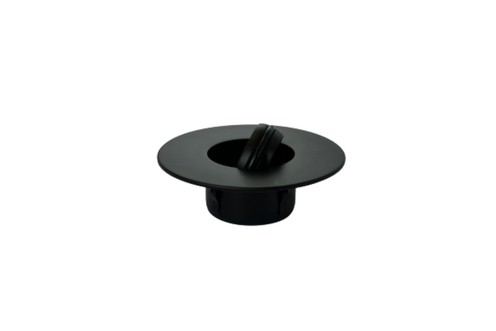 Non-Threaded Bathtub Flip-Top Drain Stopper with Snap-In Flange