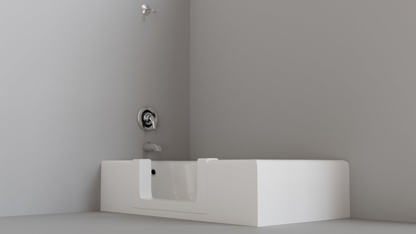 Bathtub Walk Thru Accessibility Insert For Easy Walk Through Or Step In Shower