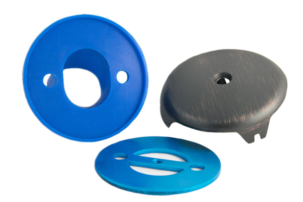 BIG Overflow Gasket and Overflow Cover Kit for Stopping Tub Leaks